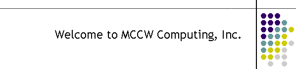 Welcome to MCCW Computing, Inc.
